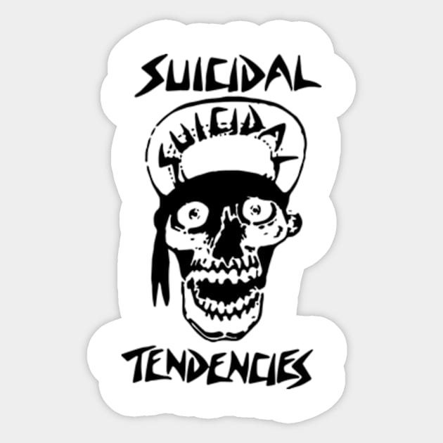 Skull Suicidal Tendencies Sticker by IAKUKI